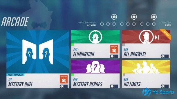 Cách chơi Overwatch trong chế độ Arcade giúp người chơi trải nghiệm nhiều loại bản đồ khác nhau