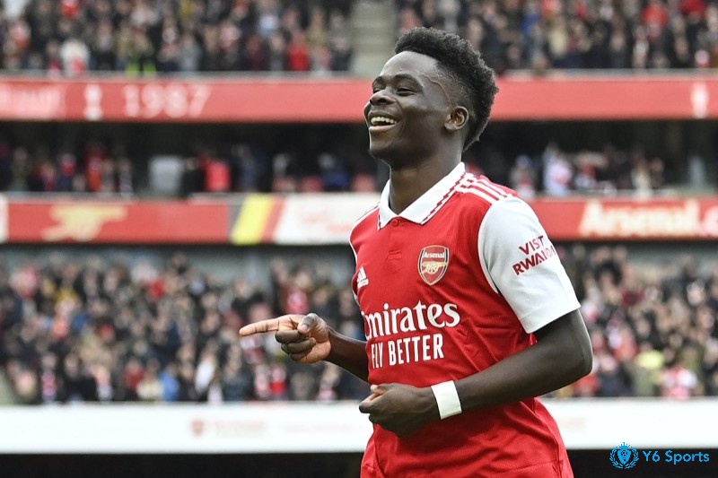 Bukayo Saka là trụ cột hàng đầu của Arsenal lọt top cầu thủ nào đắt nhất thế giới