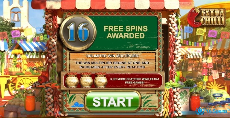 Bát ớt đem đến các vòng quay bổ sung miễn phí