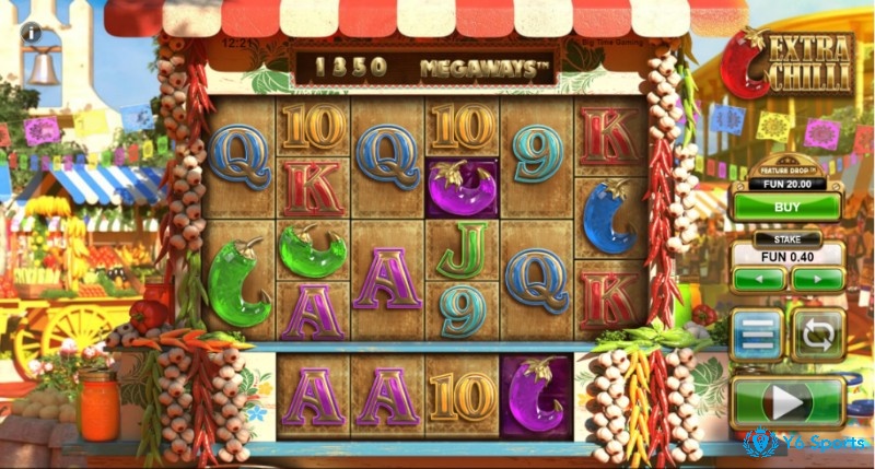 Nhấn mũi tên màu xanh để khởi động guồng