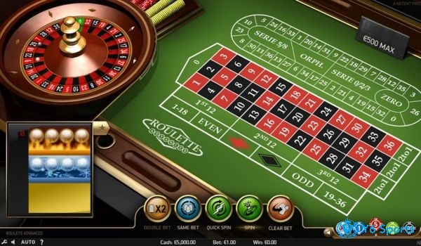 Roulette Pháp tương tự như sòng bạc roulette Châu Âu