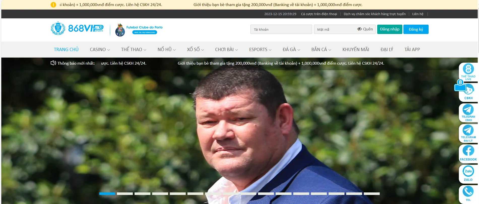 James Packer cố vấn các chiến lược phát triển cho 868H.ORG