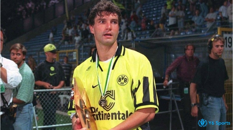 Michael Zorc với 463 lần xuất hiện suốt 20 năm cho Borussia Dortmund