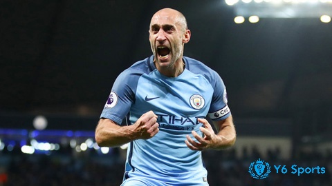 Pablo Zabaleta mãi là người hùng, là cầu thủ xuất sắc nhất Manchester City trong lòng người hâm mộ