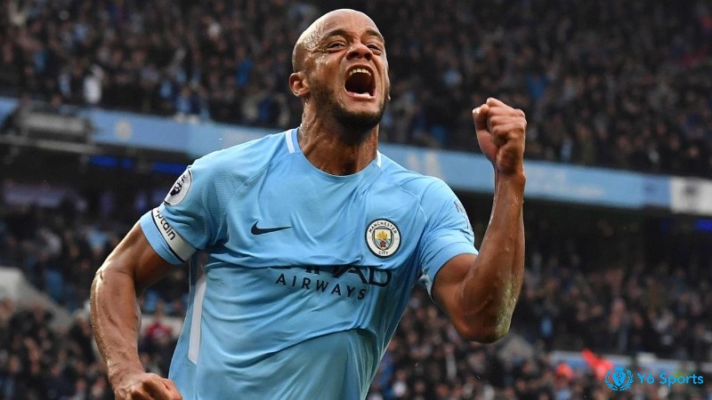Vincent Kompany đã giúp Man City thành công giành được 12 danh hiệu