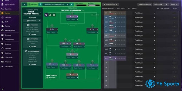 Các chiến lược đội hình trong Football Manager được nhiều game thủ áp dụng