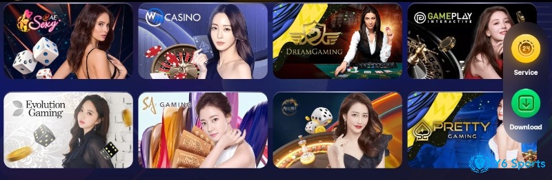 Live Casino với đa dạng sảnh chơi hot nhất 2025