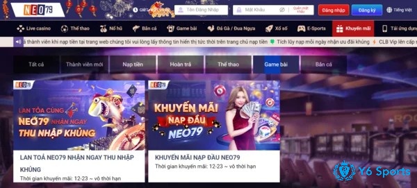 Tìm hiểu thông tin về cổng game Neo79