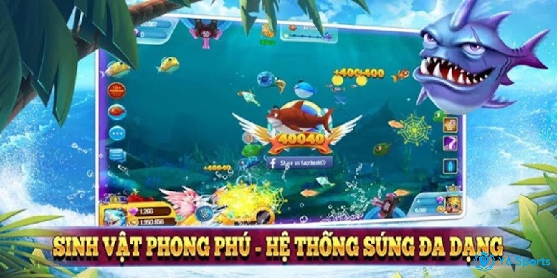 Game bắn cá trực tuyến có rất nhiều tính năng phong phú để anh em có thể thoải mái trải nghiệm