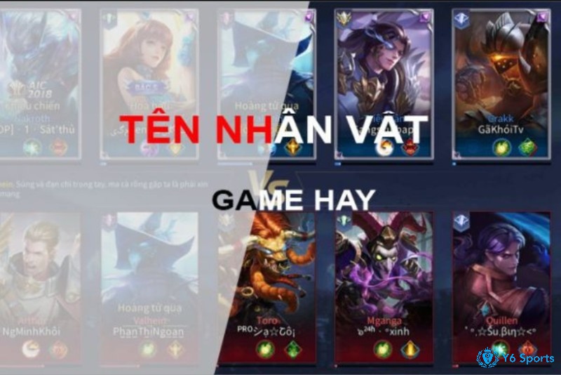 Một cái tên độc, lạ sẽ giúp bạn khác biệt hoàn toàn giữa hàng triệu game thủ trên toàn cầu