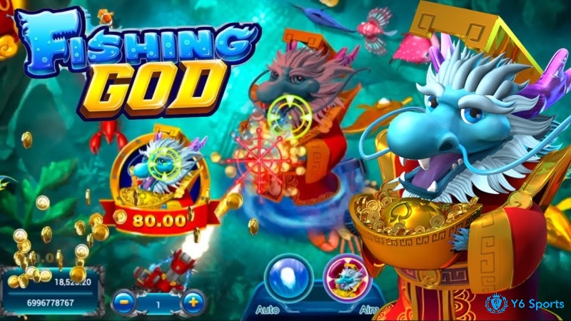 Fishing God thu hút với cơ chế Fish Boom và thiết kế nghệ thuật kết hợp Đông – Tây.