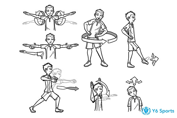 Khởi động kỹ giúp làm nóng và linh hoạt, bài tập tay chân tăng sức mạnh cho cú phát hiệu quả