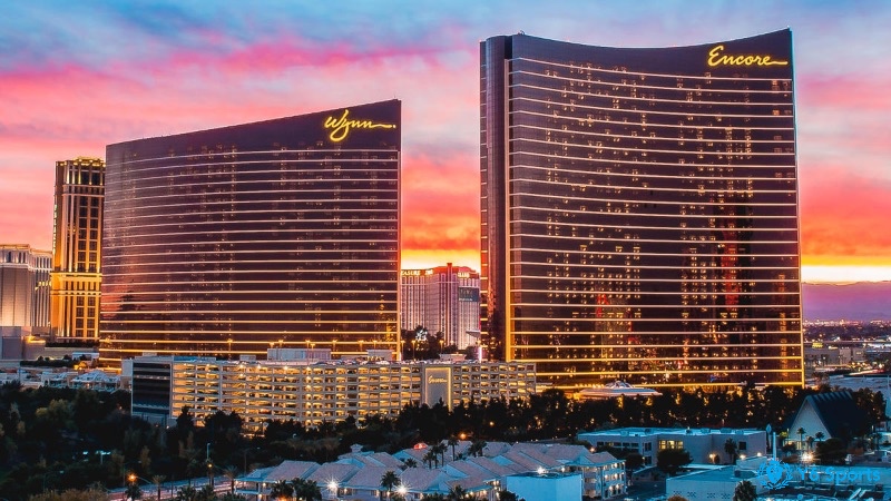 Wynn Las Vegas nổi bật với thiết kế hiện đại, sân golf độc đáo và không gian xanh thư giãn giữa sa mạc