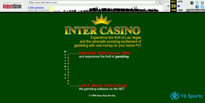Hình ảnh minh họa giao diện sòng bài casino online thời kỳ đầu, khi internet mới phổ biến và trò chơi bài trực tuyến bắt đầu phát triển.