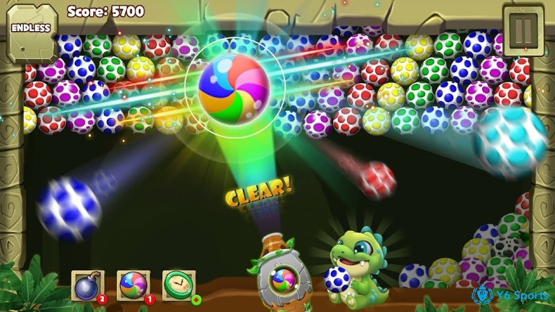 Egg Shoot Deluxe với chế độ multiplayer và nhân vật đa dạng.