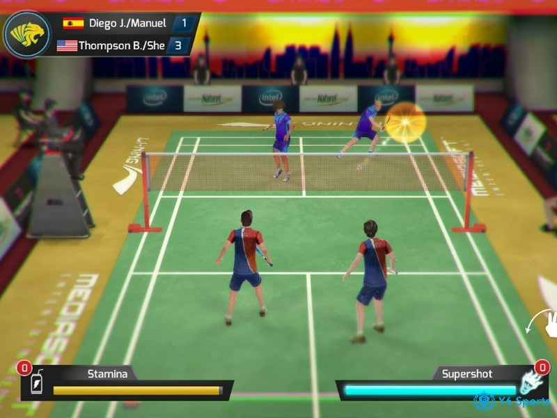 Li-Ning Jump Smash hợp tác thương hiệu cầu lông nổi tiếng, mô phỏng chính xác vợt và giày thực tế, đồ họa đỉnh cao yêu cầu card GTX 1050