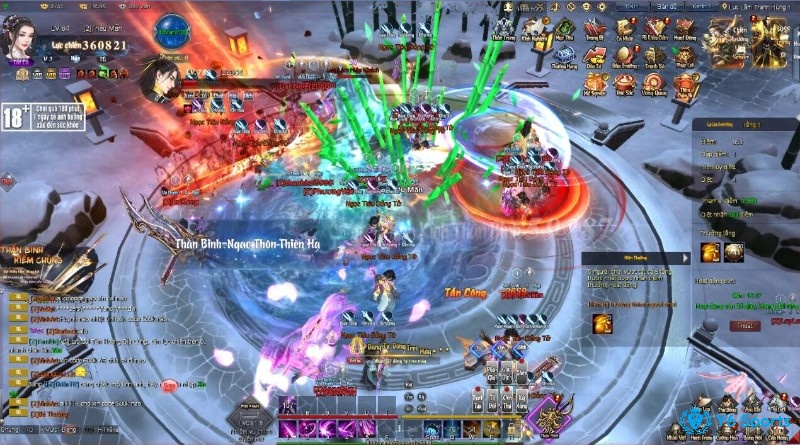 Game giống võ lâm truyền kỳ mobile về nhập vai kiếm hiệp tối ưu cho cấu hình trung bình, ít nặng về nạp thẻ.