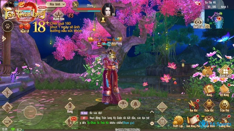 Game giống võ lâm truyền kỳ mobile Tân Thiên Long Mobile kế thừa tinh hoa tiểu thuyết Kim Dung với nhiều môn phái kinh điển