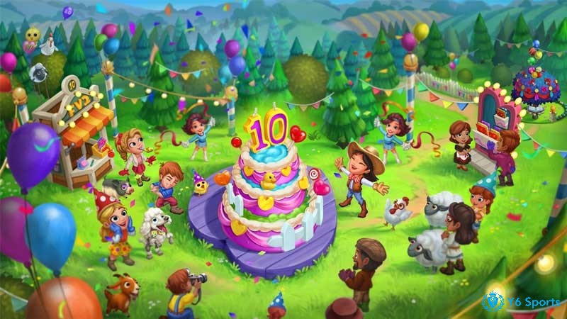 Kết nối bạn bè và tham gia sự kiện sôi động trong game nông trại.