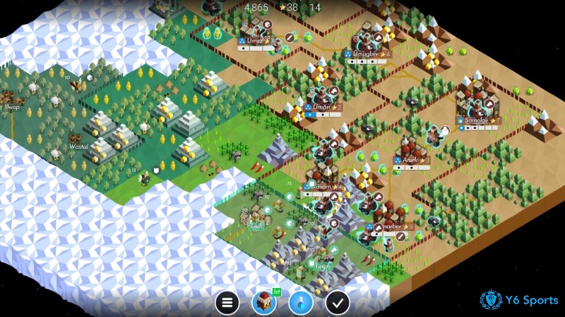 Khám phá bản đồ, xây dựng bộ lạc và chiến thuật 4X trong Polytopia.