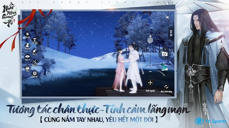 Đồ họa lãng mạn cùng tính năng nhảy múa, kết hôn và xây nhà biến Nhất Mộng Giang Hồ thành thế giới kiếm hiệp đầy chất thơ