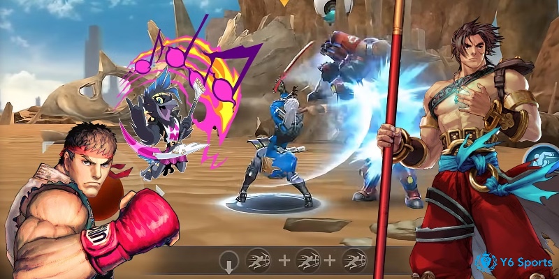 Hệ thống điều khiển thông minh giúp người chơi dễ tiếp cận nhưng vẫn thử thách trong các game đối kháng hay cho Android.