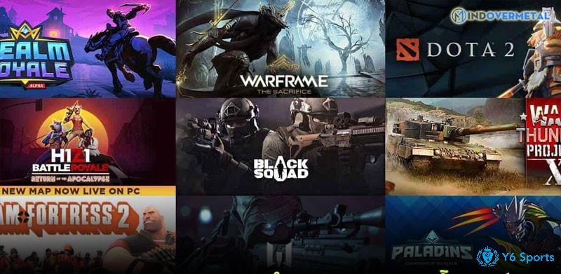 Thư viện game đa dạng cho phép bạn chơi game mobile trên PC không cần giả lập như game PC chính thống.