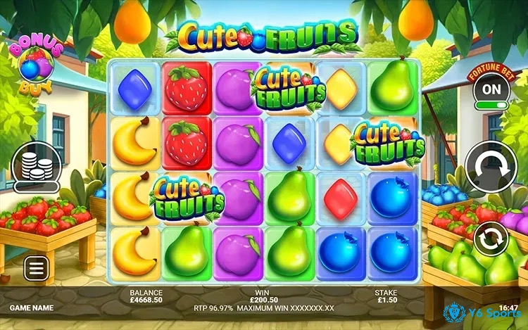 Slot hoa quả HTML5 cho phép chơi ngay trên trình duyệt mà không cần tải phần mềm.
