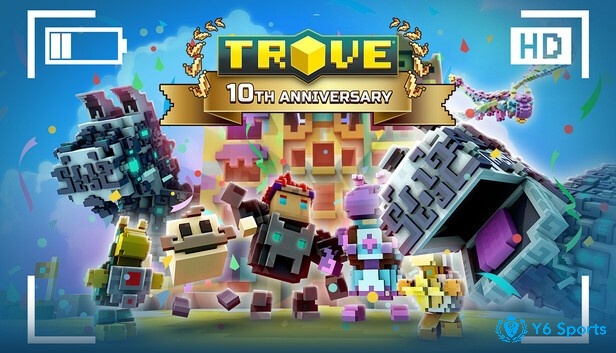 Trove hấp dẫn bởi sự kết hợp giữa sáng tạo, phiêu lưu và chiến đấu trong một thế giới mở đầy màu sắc