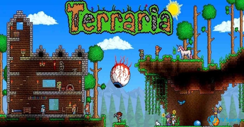 Terraria giữ trọn tinh thần sandbox với hệ thống crafting phong phú, chiến đấu đa dạng