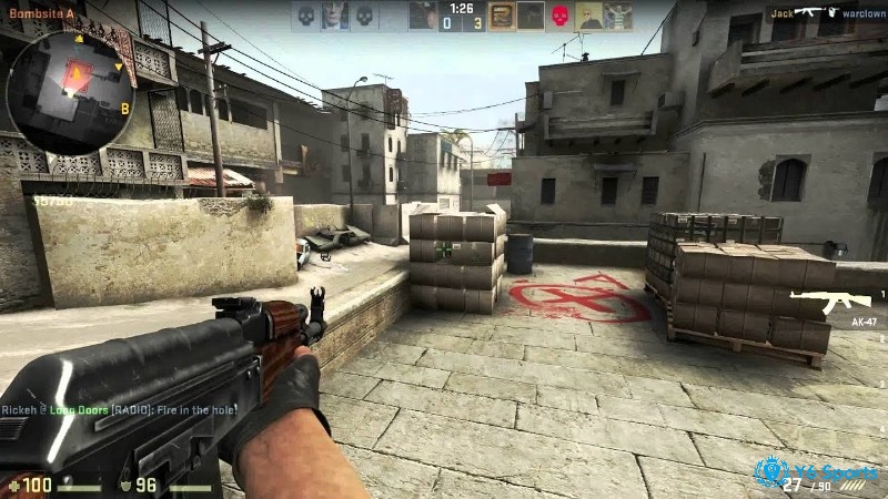 Màn đấu súng kịch tính trong CS: GO – tượng đài bất diệt của làng FPS với cấu hình cực nhẹ.