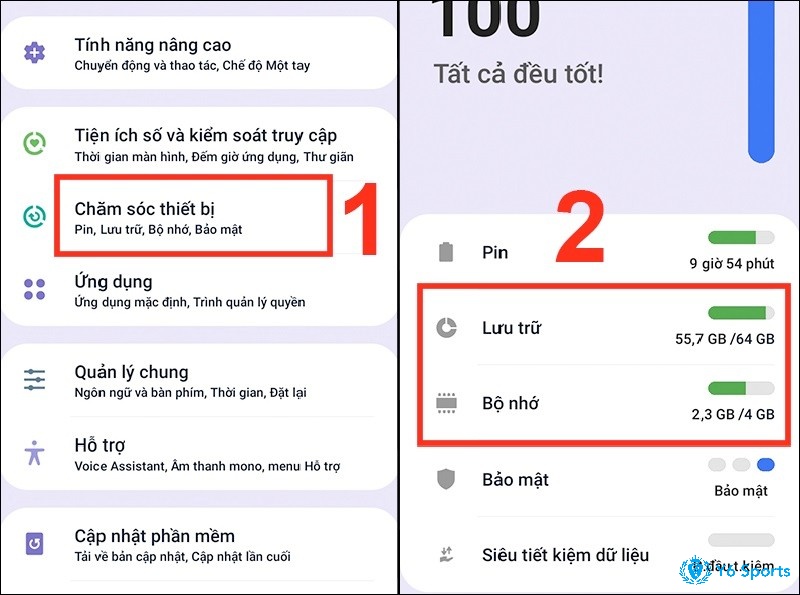 Kiểm tra Android 5.0+, dung lượng và RAM, đồng thời đăng nhập tài khoản Google trước khi mua.