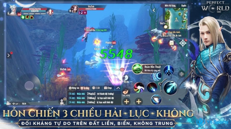 Để chơi mượt Perfect World Mobile, thiết bị cần cấu hình mạnh và bộ nhớ đủ dung lượng trống