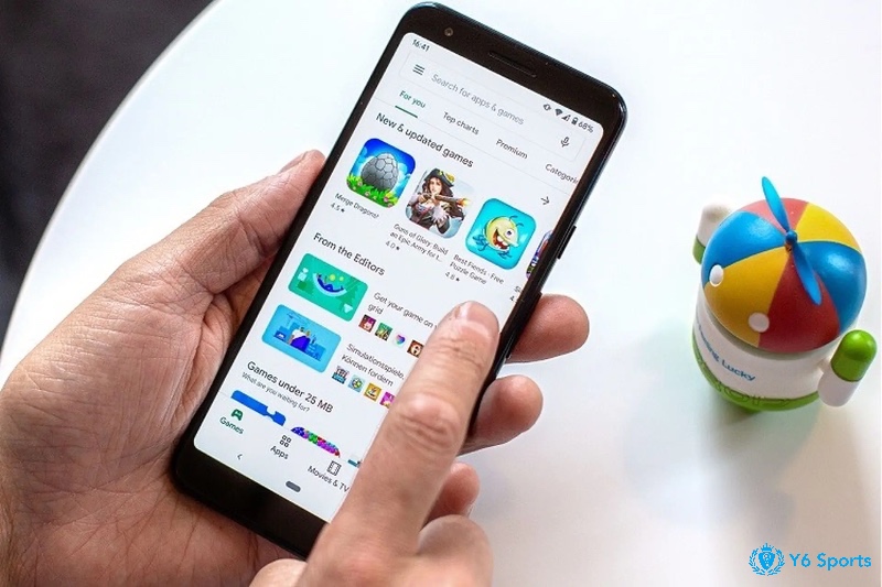 Google Play Store là nơi tải game Poker cho điện thoại Android an toàn nhất, được Google kiểm duyệt nghiêm ngặt về bảo mật.