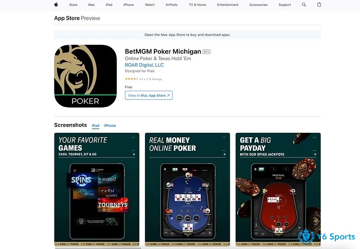 App Store đảm bảo mọi ứng dụng Poker đều được xác thực, giúp người chơi yên tâm tải game Poker cho điện thoại và trải nghiệm.