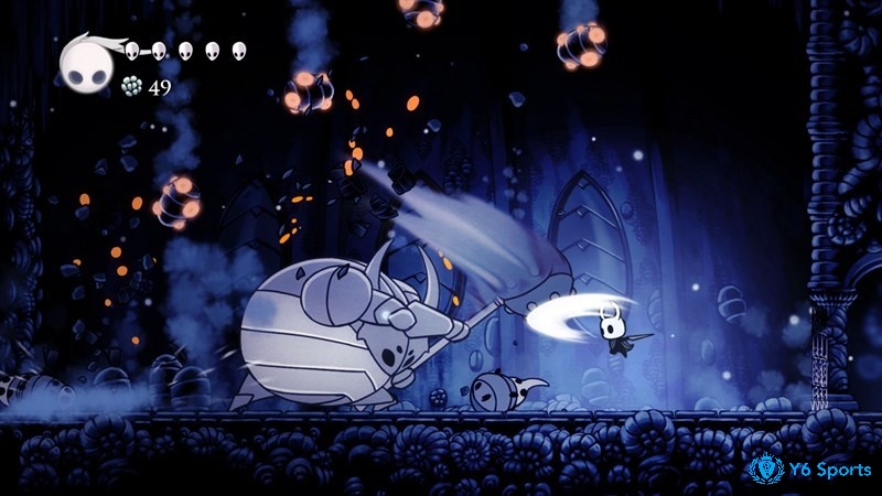 Hollow Knight xây dựng các màn chơi rộng lớn được liên kết chặt chẽ với nhau