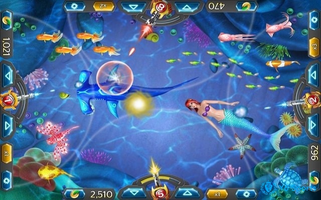 Quy tắc và cách điều khiển súng trong game bắn cá.