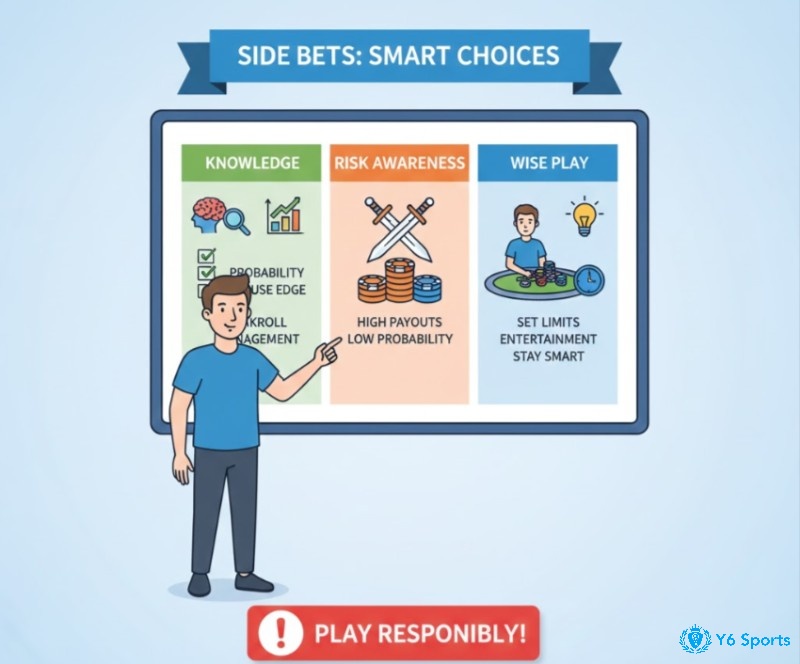 Người chơi đánh giá Side bet nào rủi ro nhất trong Baccarat, Blackjack, Poker để chơi cá cược thông minh