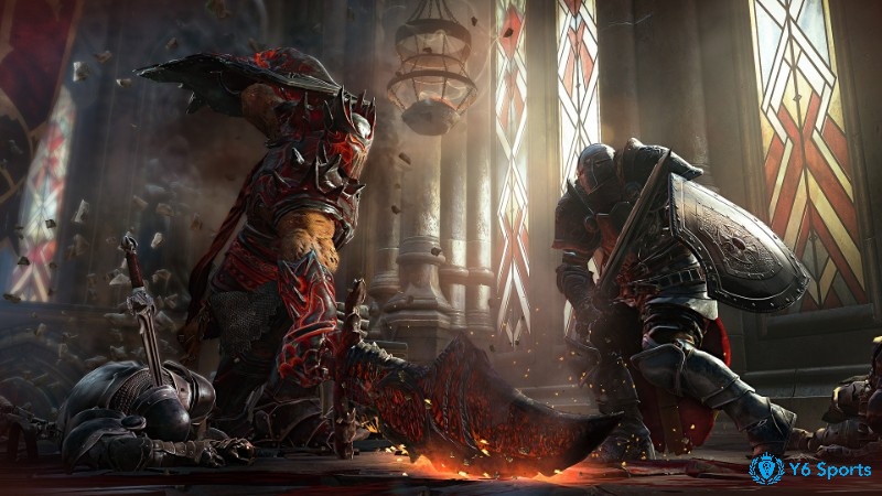 Game Lords of the Fallen (2014) có lối chơi hành động nhập vai với những pha chiến đấu chậm rãi
