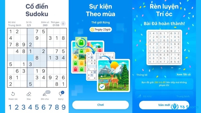 Sudoku.com là phiên bản tiện lợi, trực quan của trò chơi Sudoku kinh điển trên nền tảng di động