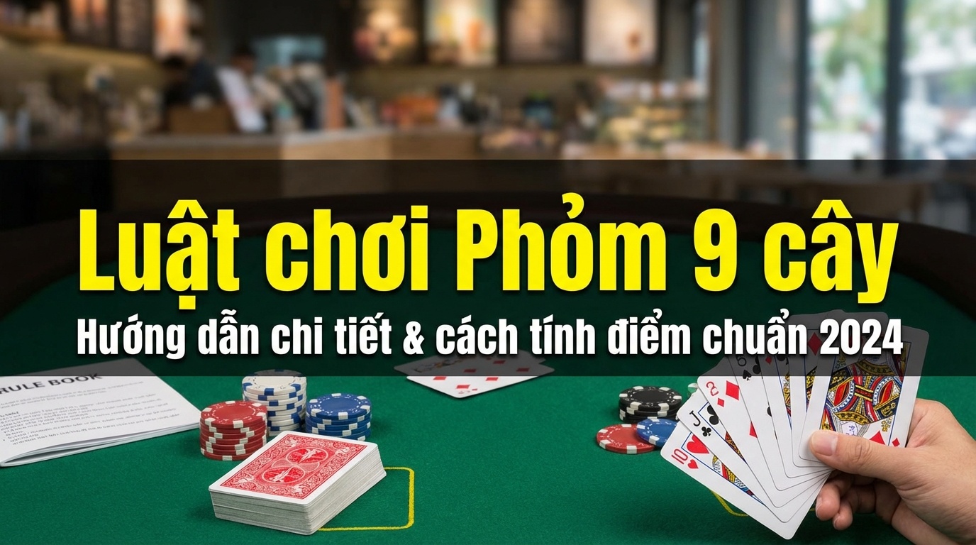 Luật chơi Phỏm 9 cây - Hướng dẫn chi tiết & cách tính điểm
