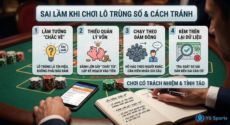 Checklist 4 sai lầm chết người khi chơi lô trùng số là gì và cách tránh, hướng dẫn quản lý vốn và rà soát dữ liệu hiệu quả