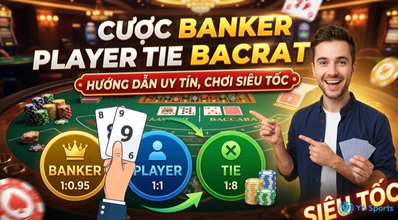 Cược Banker Player Tie Baccarat là gì? Chi tiết dễ hiểu từ A-Z