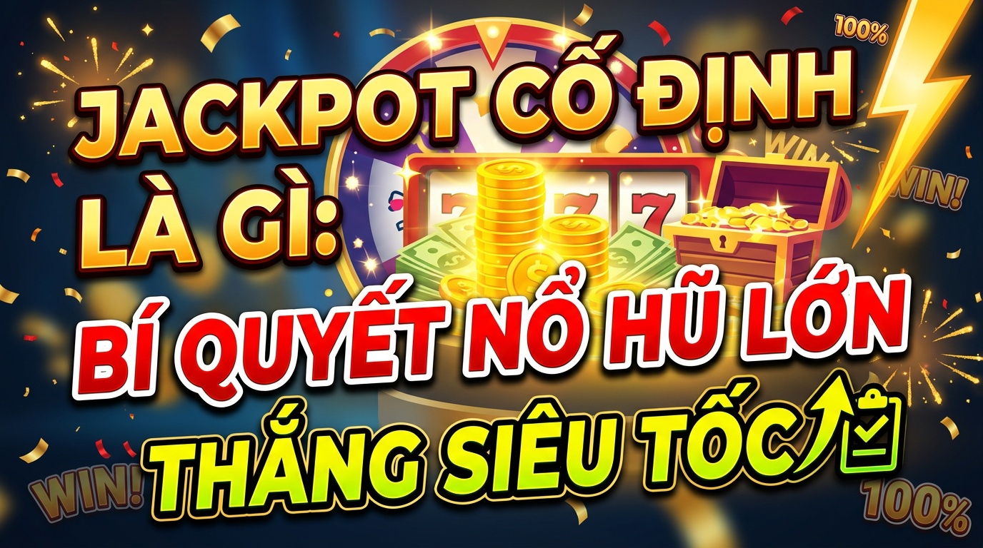 Jackpot cố định là gì? Bí quyết nổ hũ lớn, thắng siêu tốc