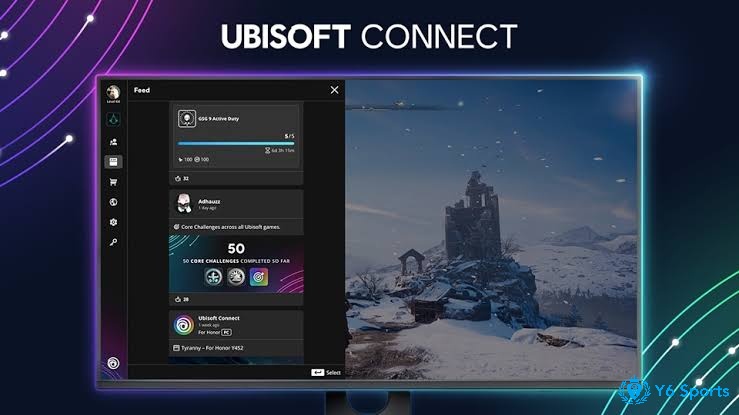 Ubisoft Connect quản lý game chính hãng, bản cập nhật và thành tích trong một ứng dụng